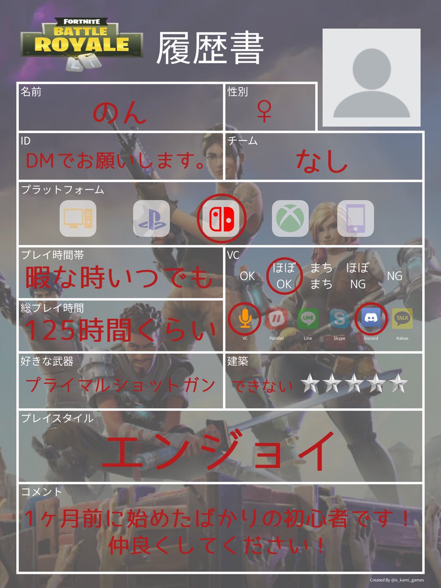 のん フォートナイト Nonn تويتر