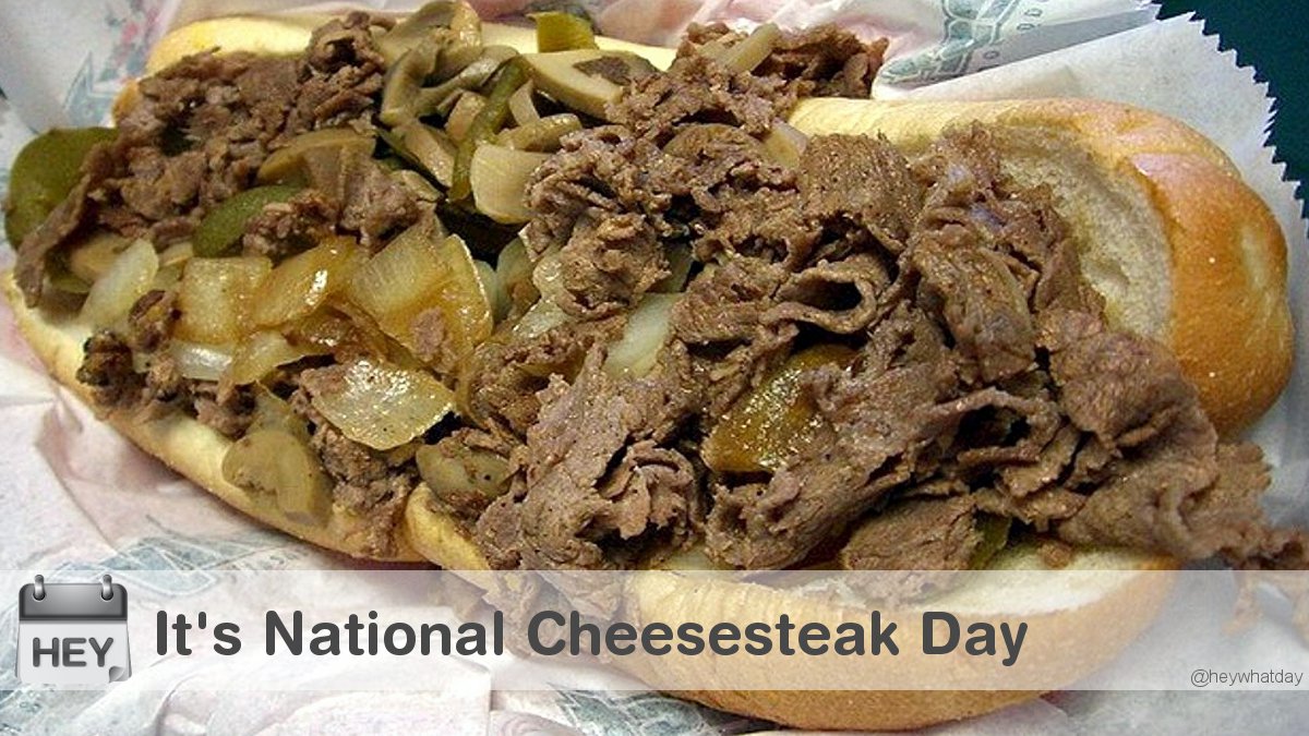 It's National Cheesesteak Day! 
#NationalCheesesteakDay #CheesesteakDay #Cheesesteak