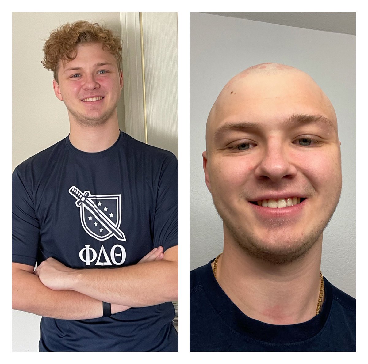 Iron Phi (@ironphi) on Twitter photo Congrats to Logan Kelly (@lpkelly48) of Indiana Kappa (<a href="/bsuphidelts/">Phi Delta Theta BSU</a>) for becoming Iron Phi #1,085. He has raised $1,001.50 and ran a 5k. He also shaved his head to make good on his promise to his donors. <a href="/BallState/">Ball State</a>
Logan is the 31st Iron Phi of 2021. Congrats to Logan Kelly (@lpkelly48) of Indiana Kappa (<a href="/bsuphidelts/">Phi Delta Theta BSU</a>) for becoming Iron Phi #1,085. He has raised $1,001.50 and ran a 5k. He also shaved his head to make good on his promise to his donors. <a href="/BallState/">Ball State</a>
Logan is the 31st Iron Phi of 2021.