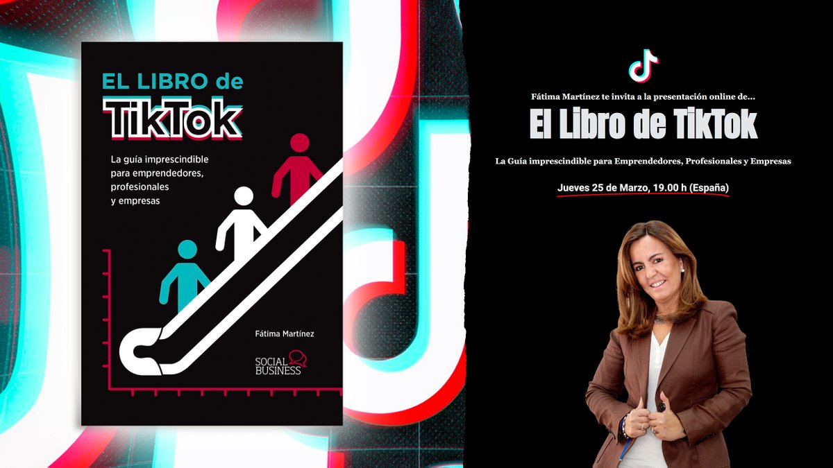 Anaya_Multimed's tweet photo. 🗣 Apúntate a la presentación de 'El Libro de TikTok'
📅 Mañana, 25 de marzo a las 19:00 h
👥 Con @fatimamartinez, @JotaAbril y @MiguelHealth
✏ Toda la info aquí 👉 https://t.co/aa5mZwHI2v

¿Nos acompañas? 🕖 Tik, Tak, Tik, Tak... https://t.co/GuTBMZ81JY