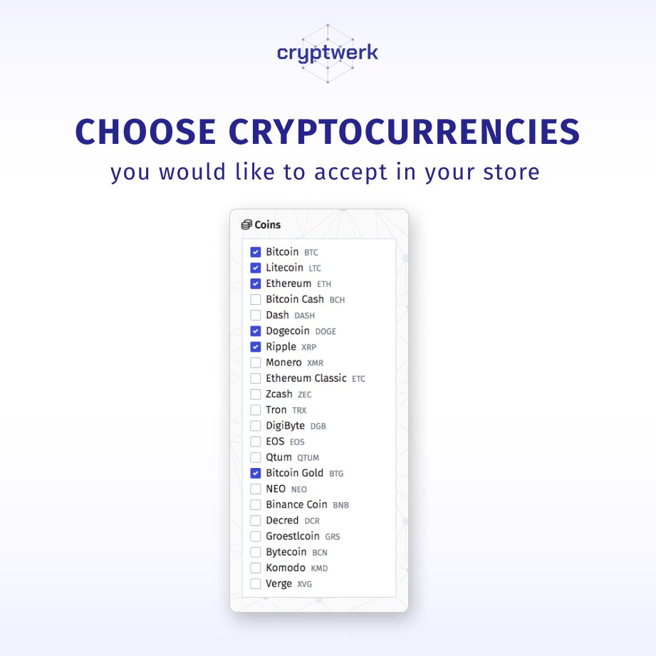 Cryptwerk_com's tweet image. 🔺How to start accepting crypto currencies in your store
🌐 cryptwerk.com/post/how-to-ch…

🔸150+ crypto processing companies
🌐 cryptwerk.com/companies/paym…

#acceptbitcoin #acceptcrypto #bitcoinaccepted #gateway #bitcoinstore #massadoption