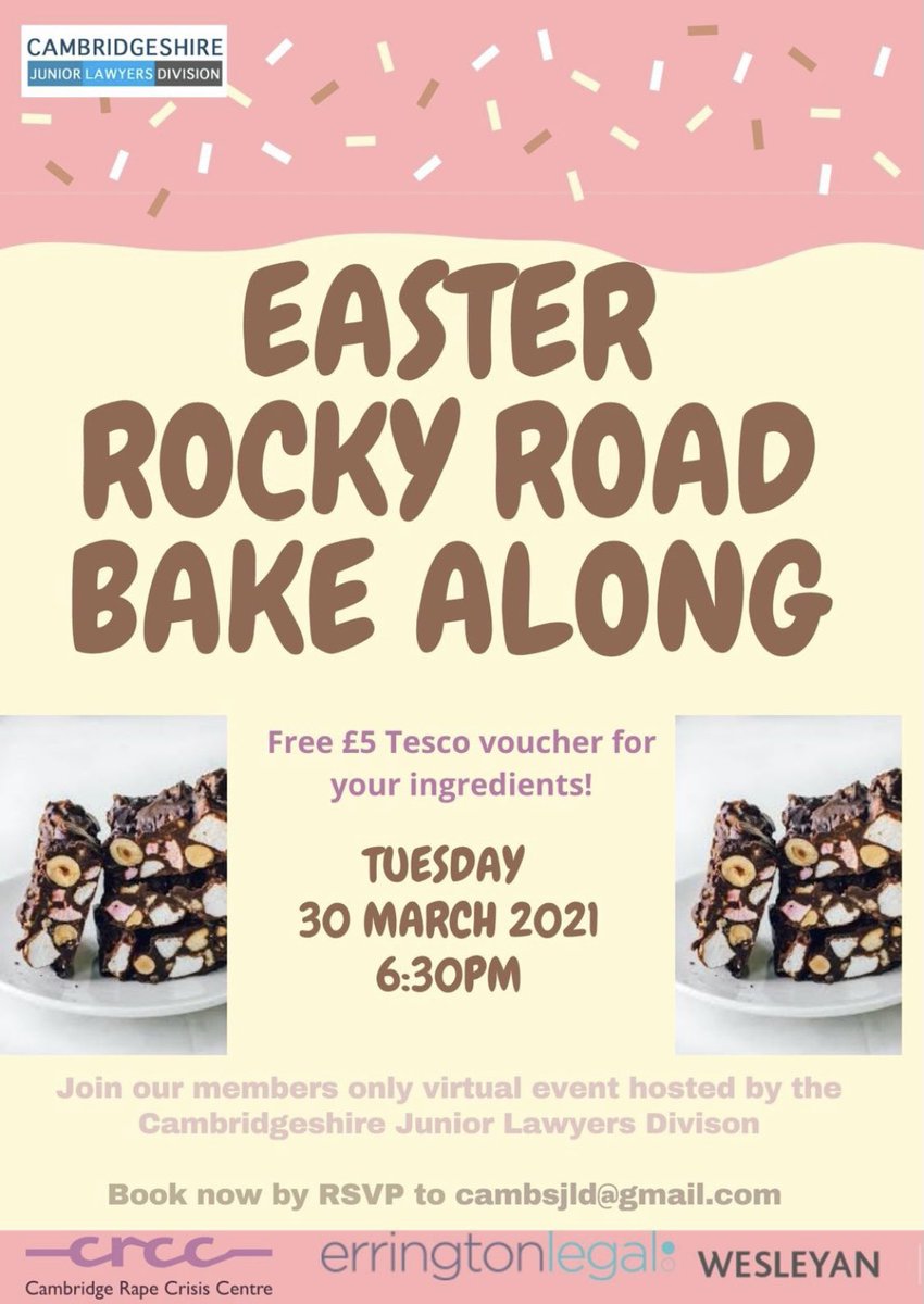 Limited spaces available, so book now to celebrate Easter with us! 
We can’t wait to see you all....and to eat a LOT of chocolate 😋 
#easter2021 #juniorlawyers
