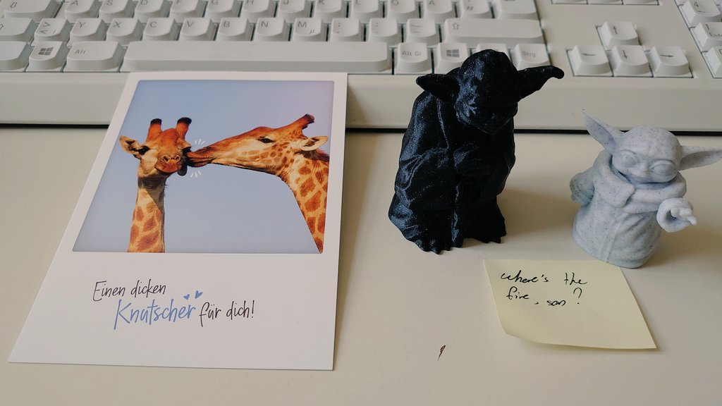 MarkusKrue's tweet photo. Office mates are just awesome! Thank you @c_xenophontos for that nerdy birthday gift 😊. #phdlife #phdchat https://t.co/pwbo31V0N5