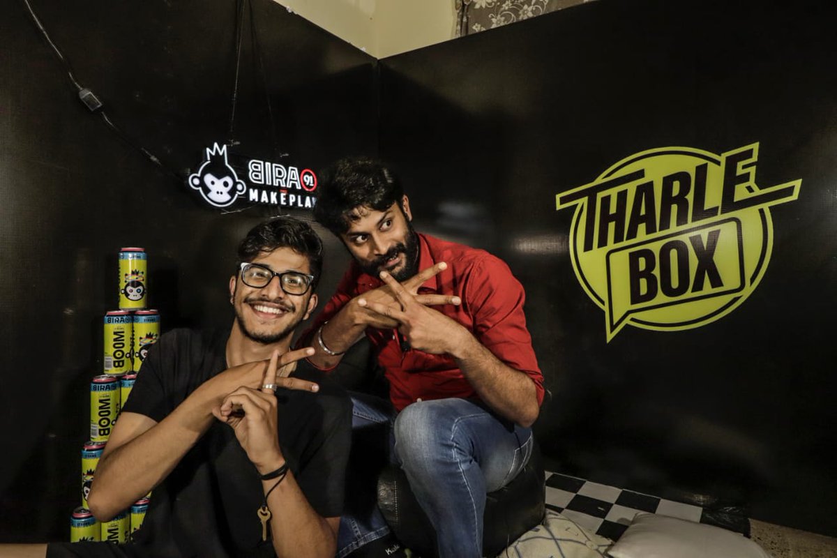 bira91's tweet photo. Attention: The official trailer of Kyaabre by Tharle Box has launched. Here's some #BehindTheScenes fun from the shoot of the series.
Watch the trailer now at https://t.co/q8hO63XJzk
Stay tuned!
#Bira91 #GetSetBoom #TharleBox #kyaabre https://t.co/NDpVgJ7Wqy
