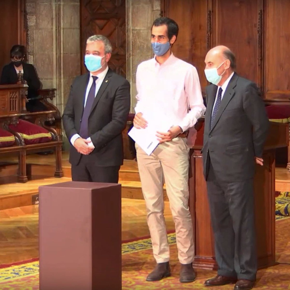 carles_mano_cab's tweet photo. Yesterday we had an incredible experience at @bcn_ajuntament . La SEBAP @amicspais awarded us with research grants to continue our projects abroad. In my case, I’ll have the fantastic opportunity to keep with my research at McGill University @mcgillu (Canada). https://t.co/p64mwVCFWA