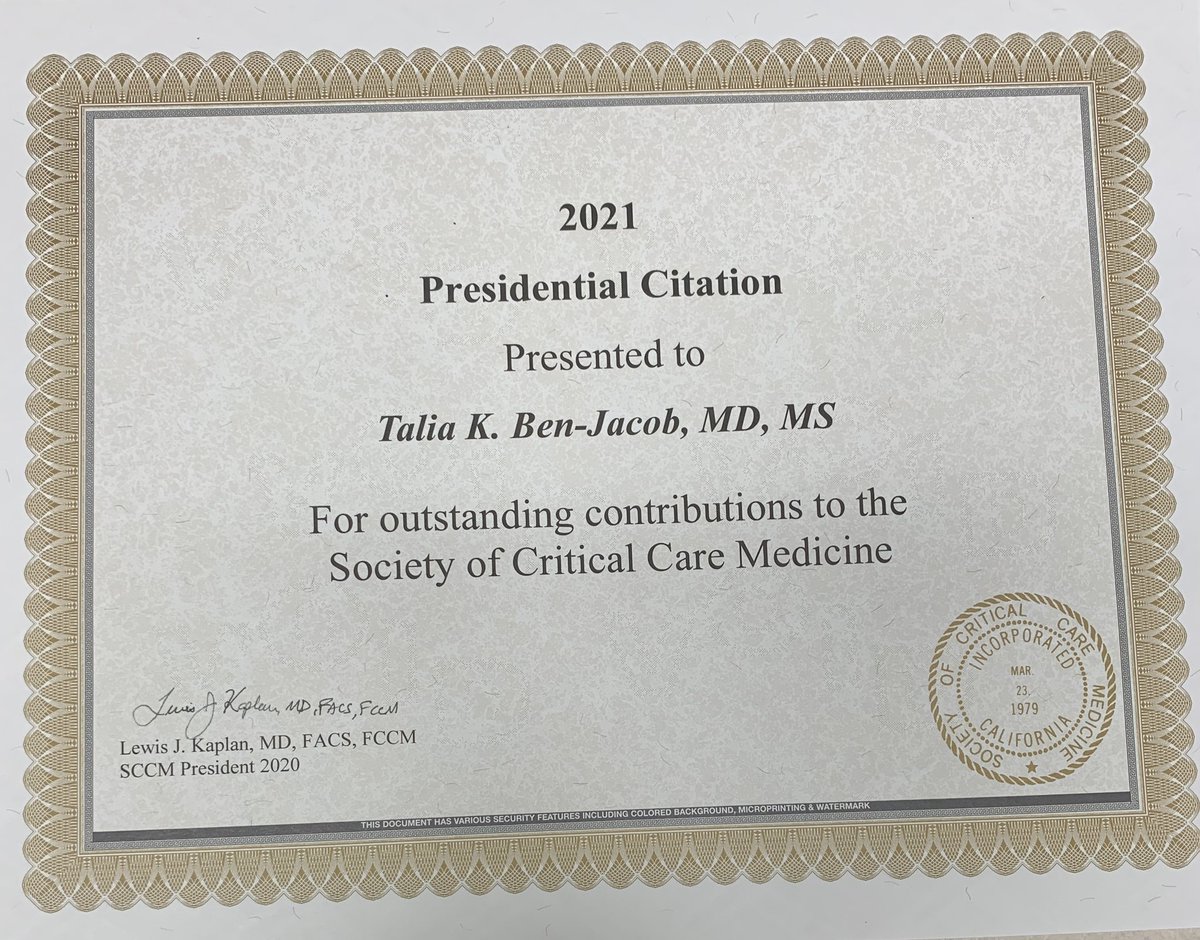 Thank you for the recognition and the opportunity to contribute. @SCCM @lewisjkaplan @SCCMPresident Looks like I’m in good company. @KhannaAshishCCM @KunalKaramchan2