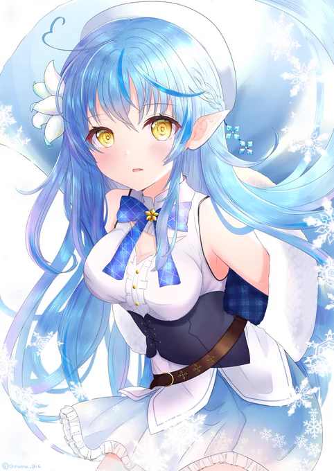 六花のお嬢様
#LamyArt #雪花ラミィ 
