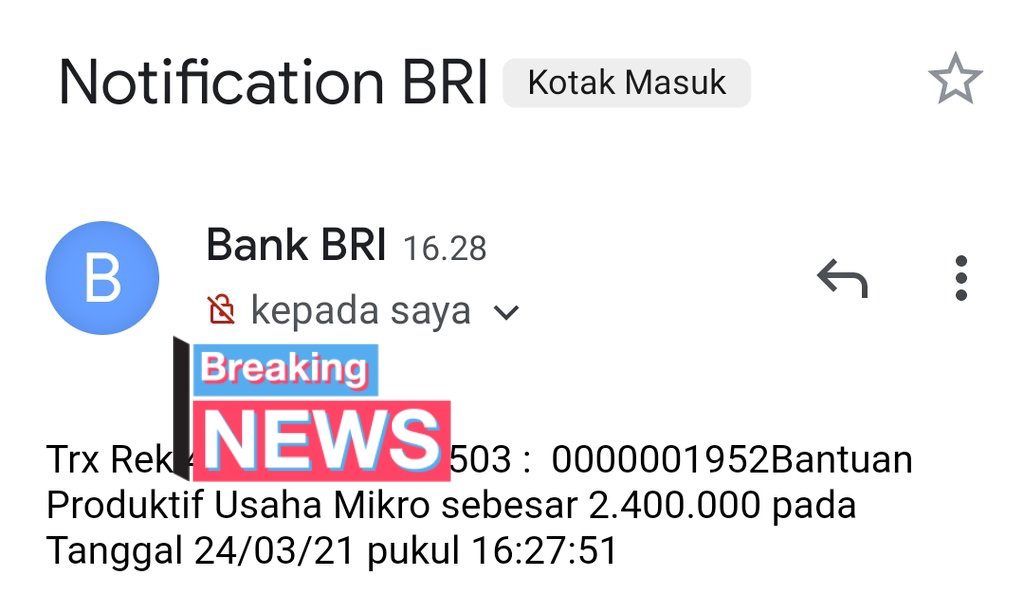 iklanBrooker's tweet photo. @BANKBRI_ID @BANKBRI_ID malam mimin, sudah X ke-2 saya dapet bantuan UMKM dari bri senilai 2,4 dan di sms &amp; email ,  rek gak bertambah. https://t.co/rTiAxIitSa