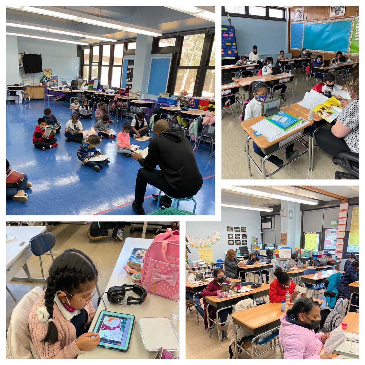 APKajtazi's tweet photo. D. E. A. R. @ 152 Drop everything and read! #independentreading #ps152 #readingrocks #district8 #books @jen_joynt @BxSuptTobia https://t.co/08ylNM5TvP