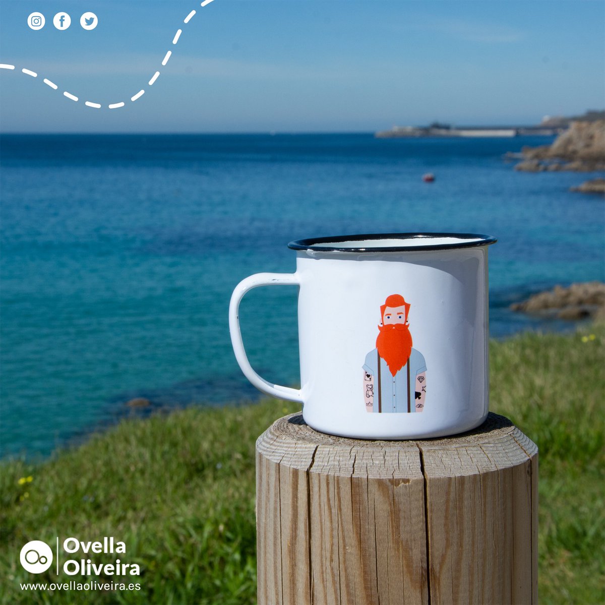 ovellaoliveira's tweet photo. Los #MiercolesDeBarbas nos gusta presumir de nuestros #beardbudos, hoy lo hacemos del ginger en nuestra taza metálica y desde un rincón gallego.
Encuéntralas en https://t.co/IrFcdJl3Fk
#ovellaoliveira #tazas #tazasmetalicas #regalos #ideas #ginger #beardedgays #TiendaOnLine https://t.co/VZhjLayTvT