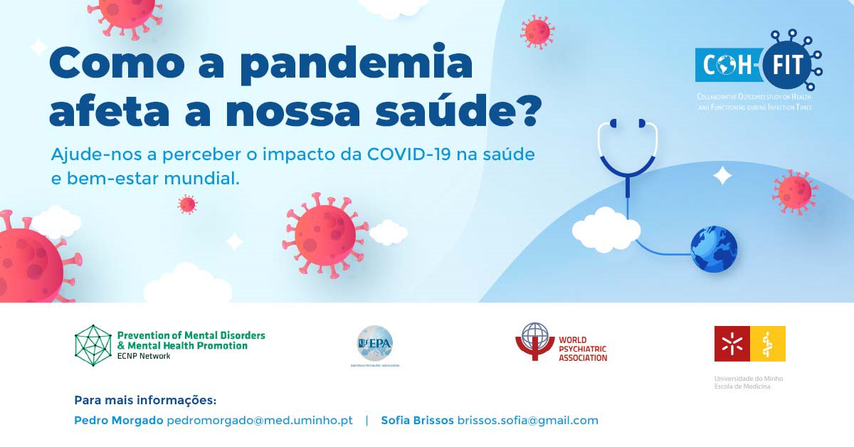 pedromorgado's tweet photo. O maior estudo mundial sobre saúde mental durante a pandemia @CohFit está a recolher novos dados em Portugal. De um total de 125 mil participantes, 1409 são portugueses. Vamos aumentar este número?

Participem através do link https://t.co/uk7iMgEiPI https://t.co/lyM1RyjsGA