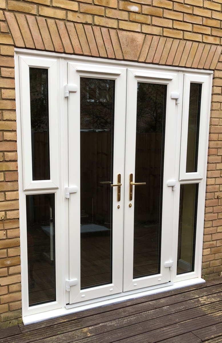 How much nicer do these replacement French Doors look? Installed yesterday by NandC Glass fitters.