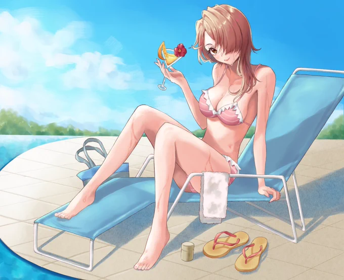 pixivで有料リクエスト頂いたイラストです!ご依頼に感謝! 