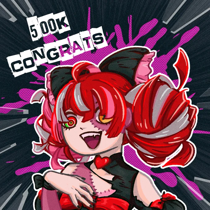 OLLIIIEEEEEEE 500K SUBS SELAMAT!!

#graveyArt 