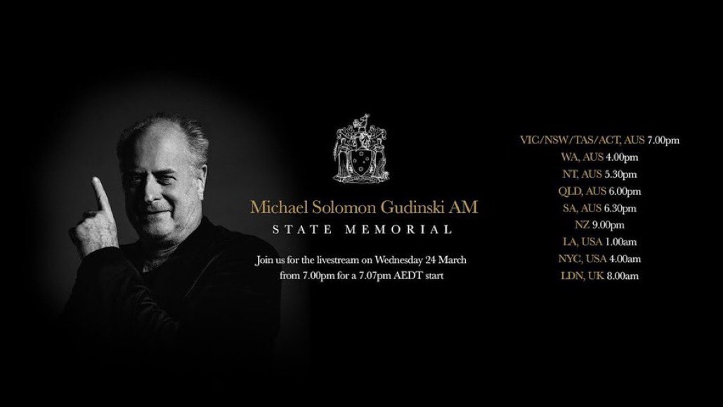 Sharnee606's tweet photo. What a beautiful tribute to #michaelgudinski I cried I laughed and feel grateful for the live music and artist he supported 💕💕💕 https://t.co/gPv6ej6DBT