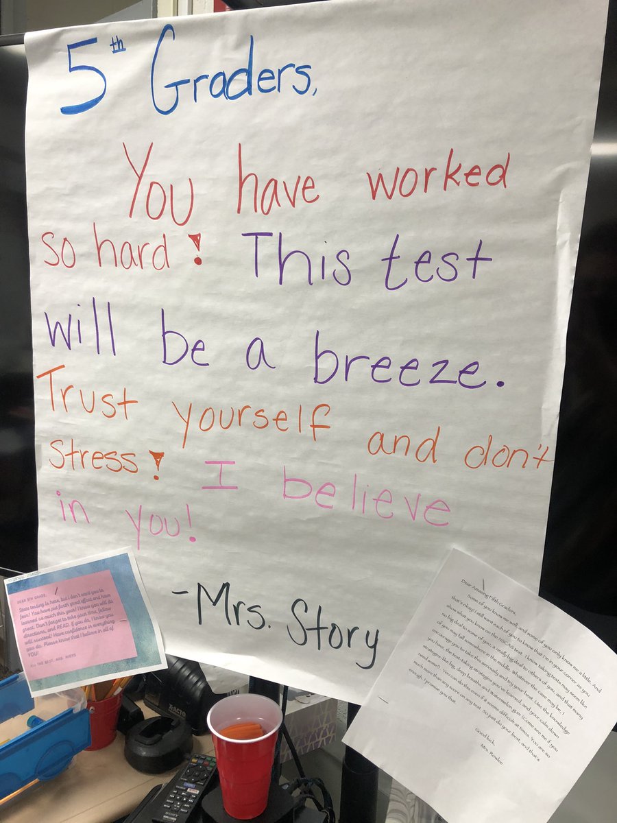 malpete1010's tweet photo. #NSCAS Testing began for our Ss @BLPanthers1 yesterday! Since Feb., our Ts have been taking part in fun & motivating testing challenges to help pump up our Ss! TY for organizing this, @RachEversole! Our Ss are ready!! THEY GOT THIS! Take your time & do your best. ⭐️ #bpsne https://t.co/M8shavhRfW