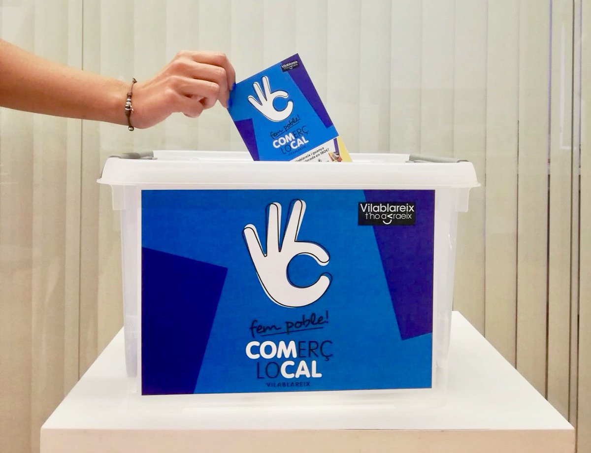 Vilablareix_cat's tweet photo. 📣Si teniu butlletes segellades de la campanya del #ComerçLocal porteu-les a les oficines municipals
🗓️El sorteig es farà aquest divendres 26 de mar�� a Can Gruart, cinc minuts abans de l’inici de l’espectacle de les Nits de Can Gruart
#VilablareixThoAgraeix #ComCal https://t.co/AG0NKuTBcn