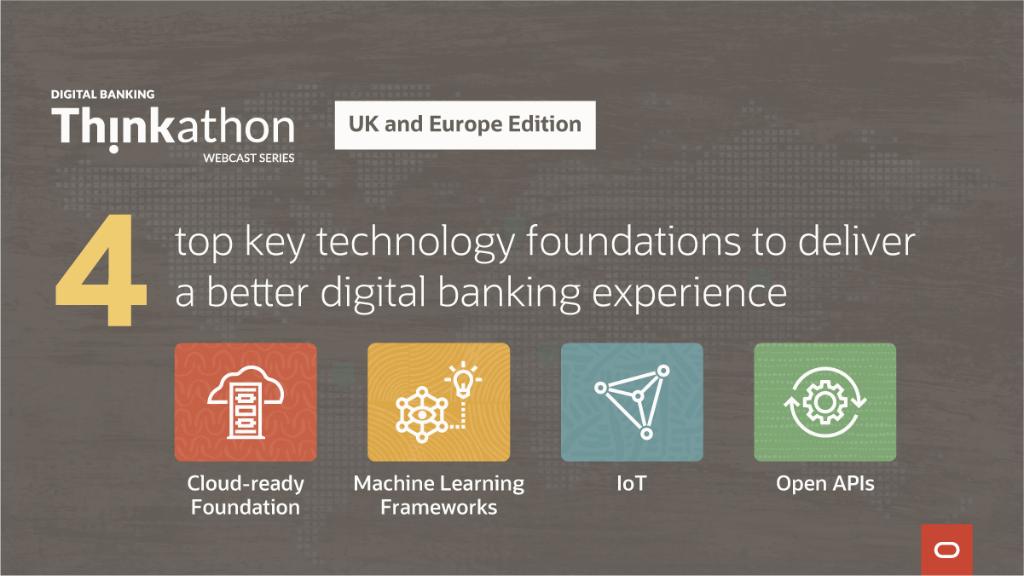 OracleFS's tweet photo. Oracle’s @amitbhasin1 shares 4 key technology foundations to deliver a better #digitalbaking experience—cloud-ready foundation, machine learning frameworks, IoT, and open APIs: https://t.co/OJfE1jexiN #thinkathon https://t.co/vREfO4hK3V