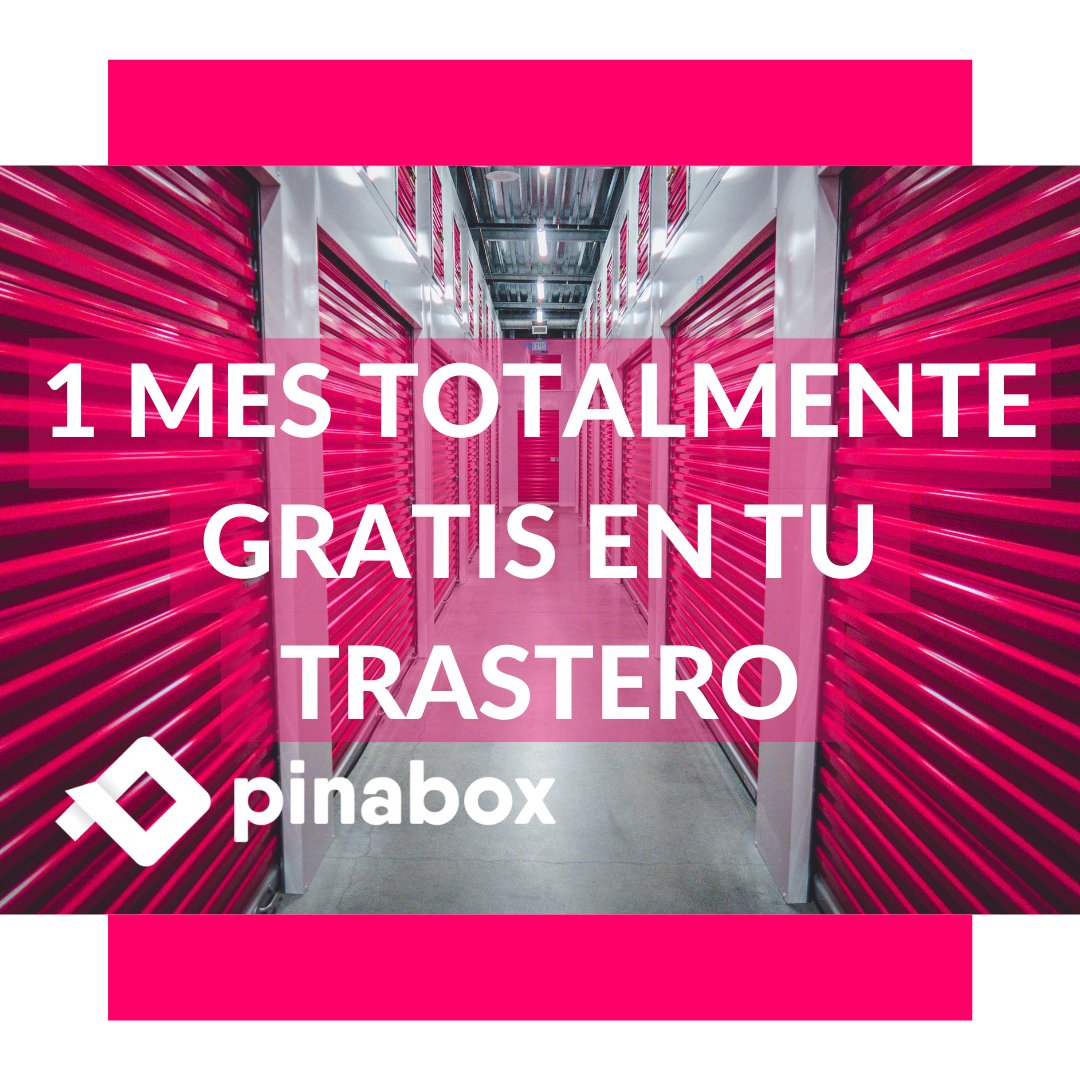 Pinabox_ES's tweet photo. ¡¡SORTEO con 2 ganador@s!! ¿Necesitas un trastero y quieres ganar un mes gratis?
Requisitos para participar:
1. Seguir a Pinabox.
2. Darle a ❤️ a la foto.
3. Comentar esta foto mencionando a dos amig@s.
El sorteo durará desde hoy hasta mañana a las 22:00 https://t.co/O16JJQ4JB2