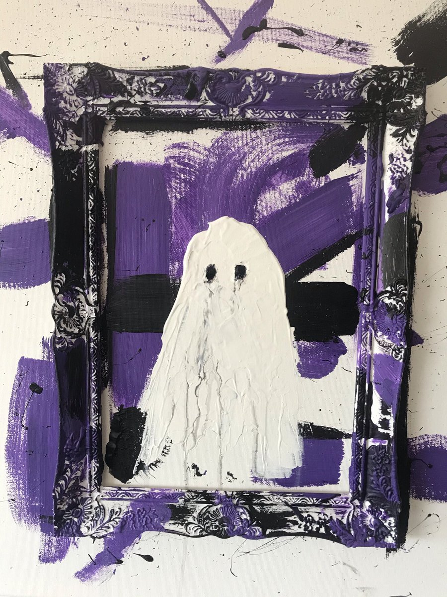 samuelson_lewis's tweet image. Here’s a commissioned ghost paint I made. This ones off to American #ghostpainting #art #ArtistOfTheMoment #killthebill