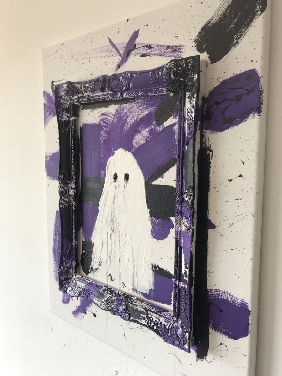 samuelson_lewis's tweet image. Here’s a commissioned ghost paint I made. This ones off to American #ghostpainting #art #ArtistOfTheMoment #killthebill
