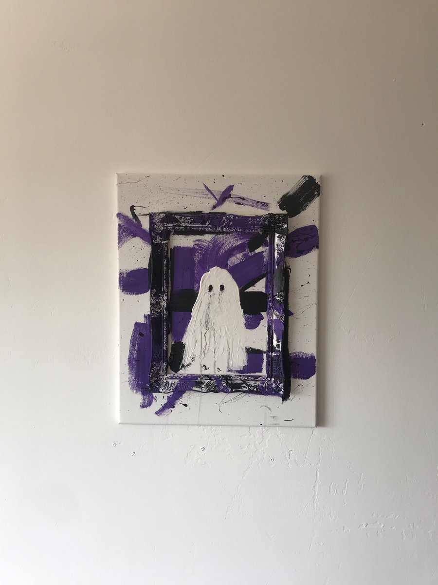 samuelson_lewis's tweet image. Here’s a commissioned ghost paint I made. This ones off to American #ghostpainting #art #ArtistOfTheMoment #killthebill