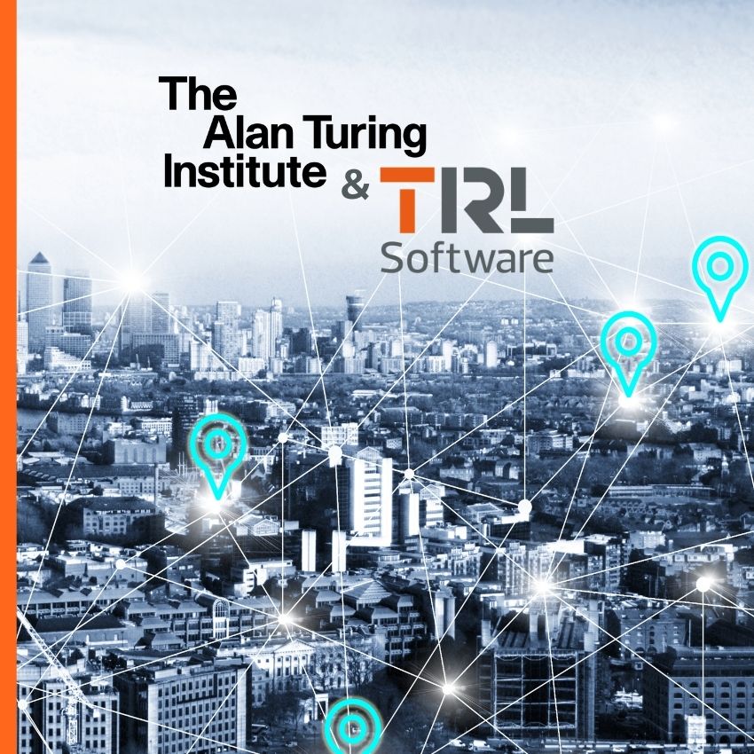 TRLSoftware's tweet photo. We have been collaborating with @turinginst to develop the next gen of #TrafficControl.
Join our #webinar to find out more about using #MachineLearning for traffic optimisation: https://t.co/hsNk2vM6rd #TRLSoftware #AlanTuring #FutureMobility #AI https://t.co/eMujqvHdfu