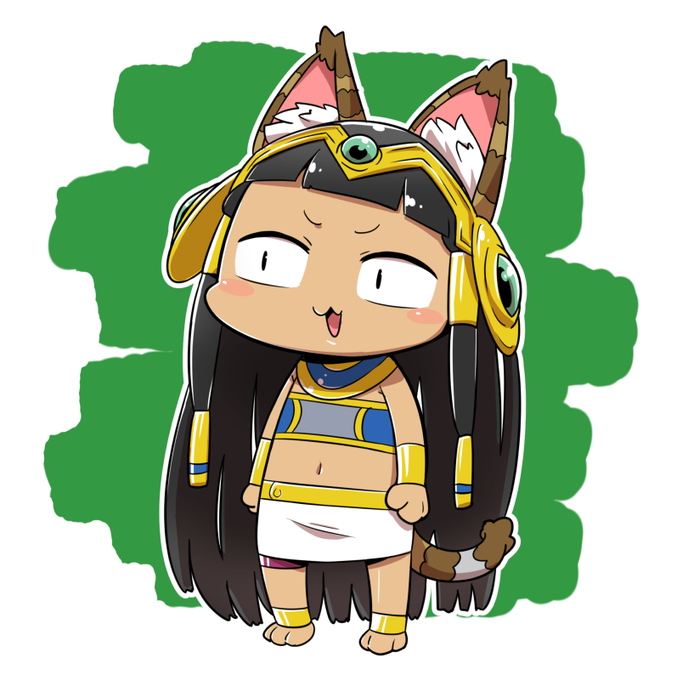 バステトのような何か 特急みかんのイラスト