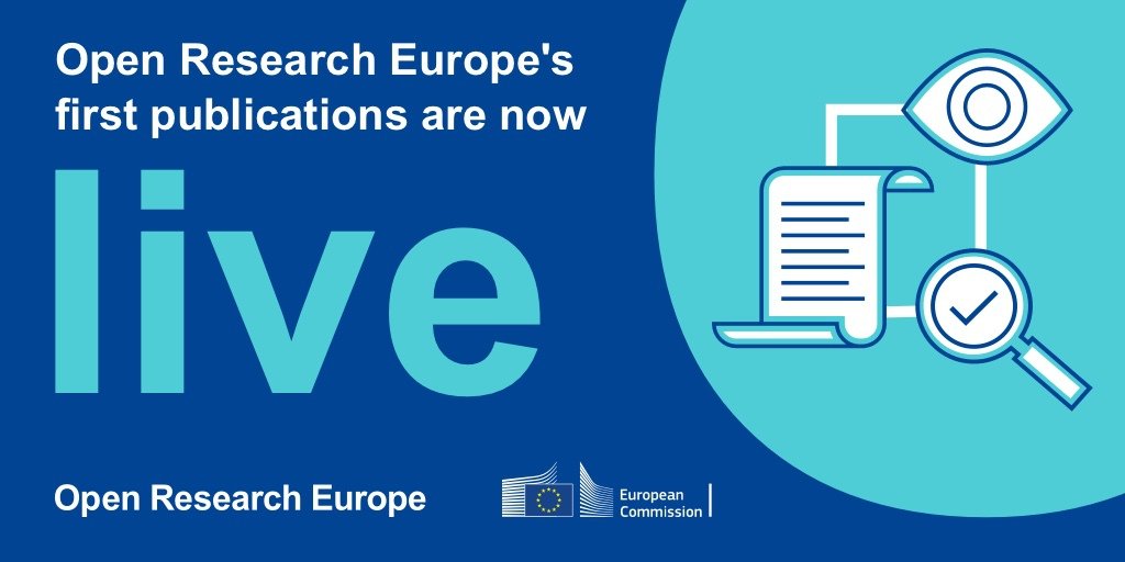 Proud to launch #OpenResearchEurope, the fast cost-free &amp; high-quality #openaccess publishing platform for #HorizonEU &amp; its beneficiaries! 🔓

Check the first papers &amp; submit yours!

🔔 Follow <a href="/OpenResearch_EU/">Open Research Europe</a> #OpenScience 
👉 europa.eu/!jt64jB