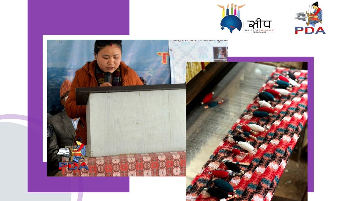 SEEP_Programme's tweet photo. Skills+Assets+Finance+Networks=ability to set one’s own enterprise! Tansen's Deepa Rana, after completing skilling from सीप partner Palpali Dhaka Association, is on way to set up her weaving workshop &amp; plans to recruit more women! Learn more: https://t.co/zCLOrERta3 #Skillmatters https://t.co/LUCQnoePVd