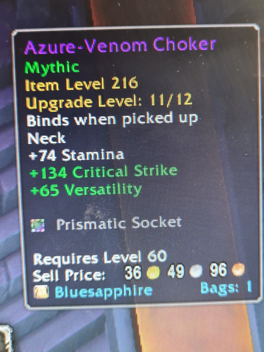 bluesapphireuk's tweet photo. Great vault loot π
#Warcraft #wow #worldofwarcraft #girlsofwarcraft #girlgamer #gamergirl #forthehorde #shadowlands #rt #twitchstreamer #sylvanas #bluesapphireuk #soundthehorn https://t.co/bOLjJu9Jnd