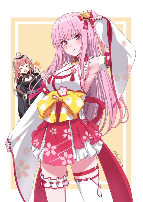 カリちゃん! #見た人も無言でピンク髪美少女貼れ 
