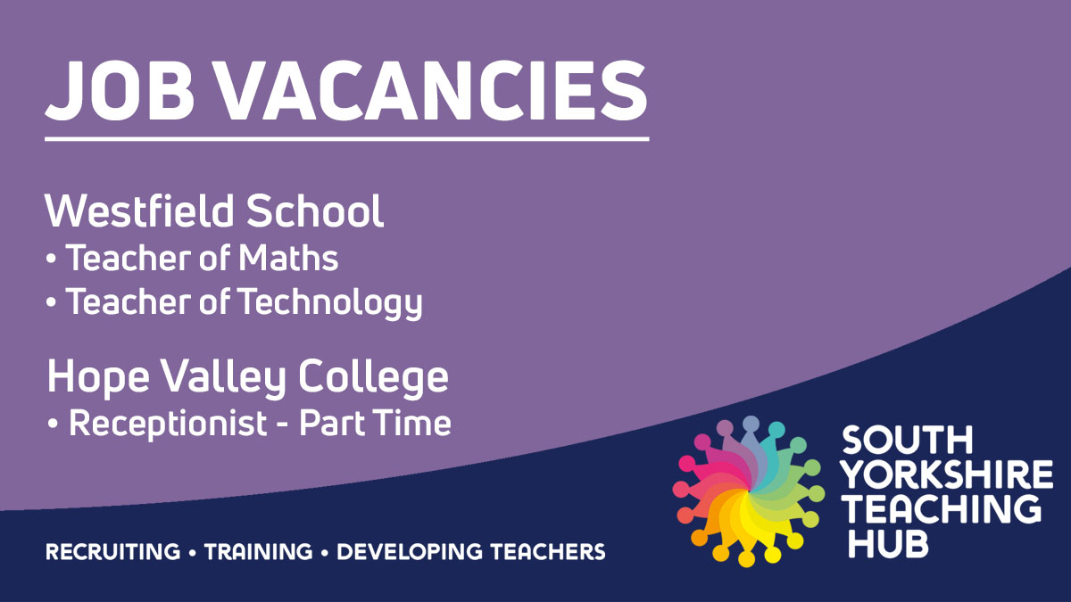 South Yorkshire Teaching Hub on Twitter "Head over to our website for