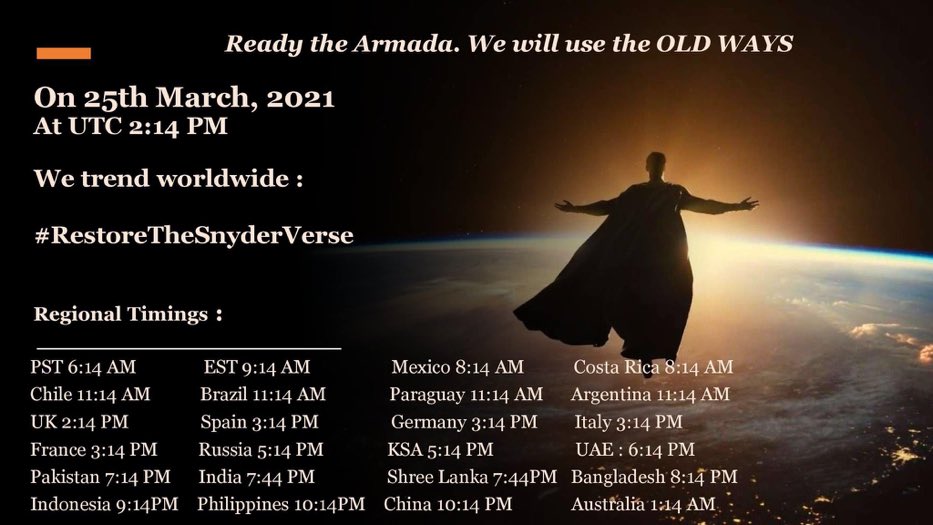 JejePan's tweet photo. Rendez-vous le 25 mars 2021 à 15h14 #RestoreTheSnyderVerse https://t.co/JEd4lMnz3K