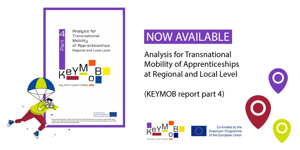 catalunyaeuropa's tweet photo. ‼️ Now available

📢 Today, we present the 4th part of the #KEYMOB report on Transversal Skills in Transnational Mobility Actions. 

🗨️An analysis for Transnational Mobility of Apprenticeships. 

#apprenEU #lifelonglearning 

Download the report here 👇
https://t.co/Gj4O1KFQrX https://t.co/QbAwVDw4C1
