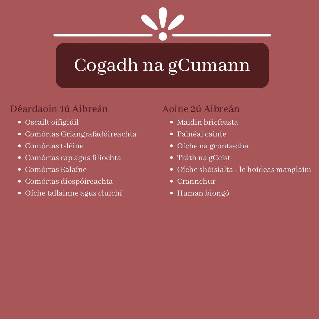 Cumann Gaelach OÉG tweet media
