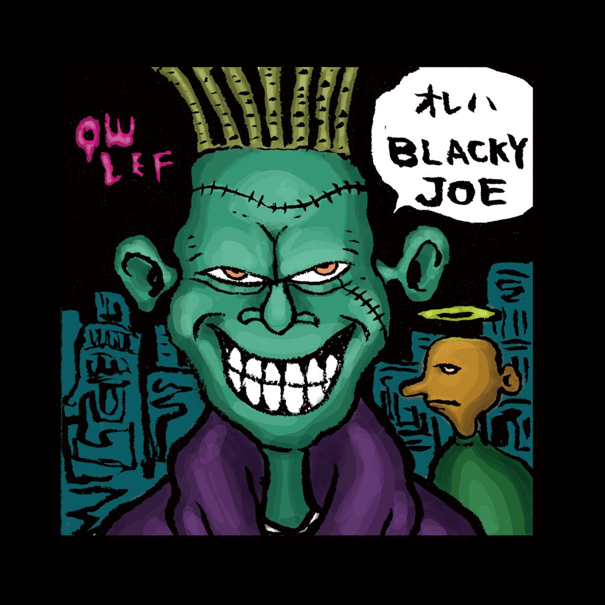 ikeda329's tweet photo. "顔は悪だが中身は天使"

name : blacky joe
from : oddtown
Animal protection group (leader)
動物愛護団体のリーダー
35匹のピッドブルと一緒に暮らしている。

#owlef #comic #japan #digginlife #hiphop #reggae #oddtown https://t.co/orSN050mhK