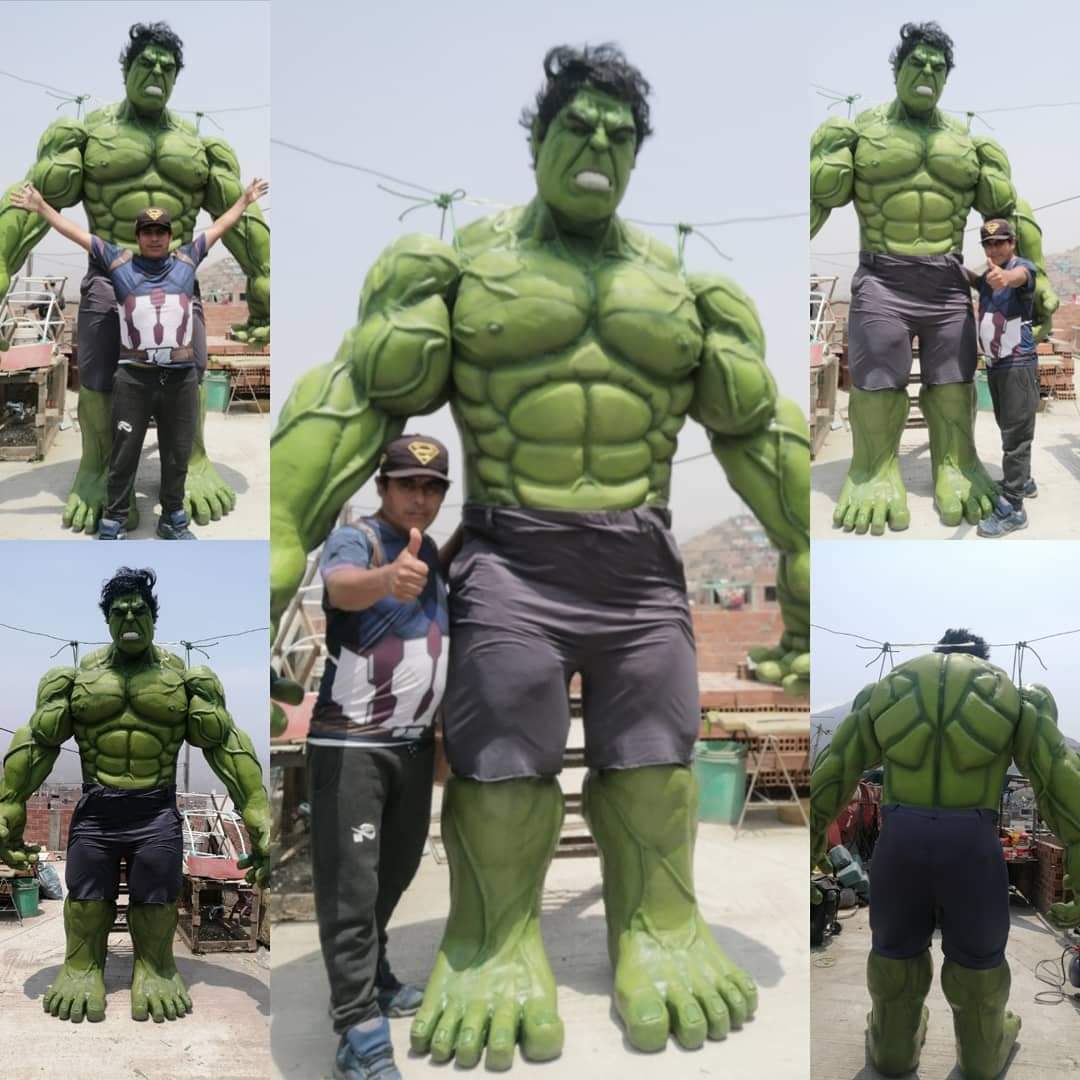 Cesararte3's tweet photo. Fantasía HULK DE 2.60 DE ALTURA en proceso de construcción https://t.co/UAMjKk3ALh