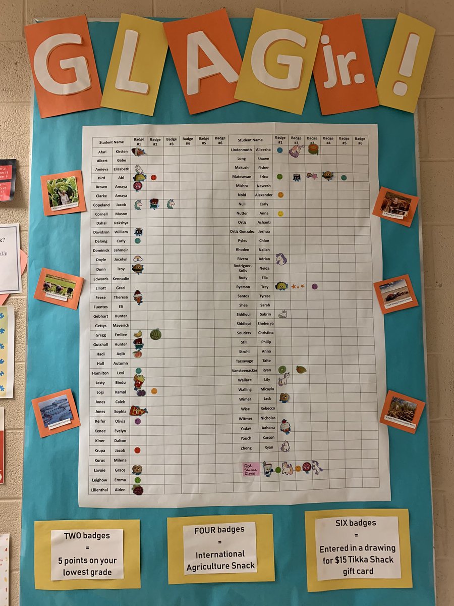 nrguise's tweet photo. Lots of @CV_AgSciences students earning their GLAGjr badges this week! Excited to see how many more spots we can fill before the end of the marking period.
@globalteachag
#psuaged2021 #teachag #GLAG21 #TakeAction https://t.co/e83uRNWTeN