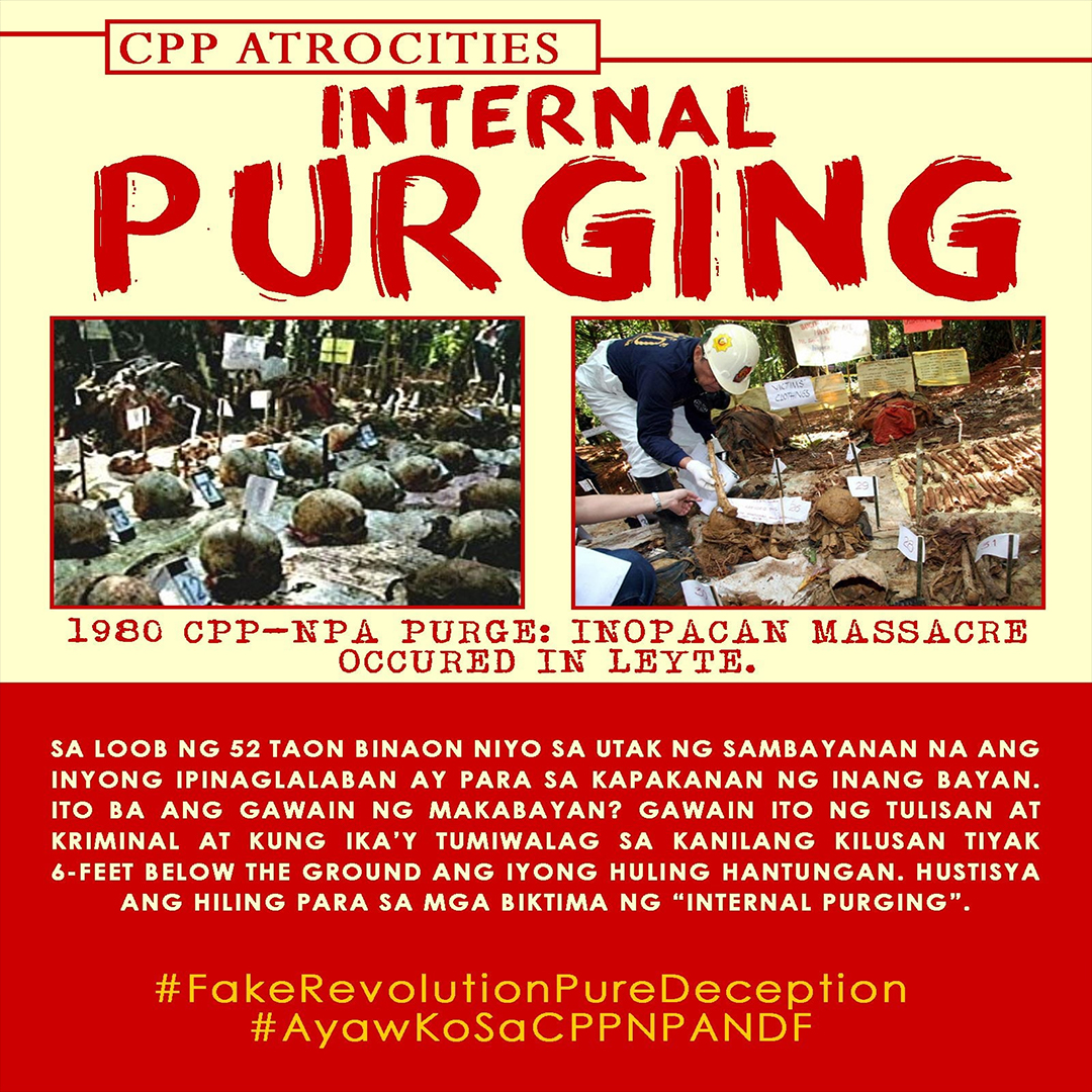 RizalPmfc's tweet photo. #NoToCPPNPANDF
#NoToTerrorists https://t.co/gX9qffiHYf