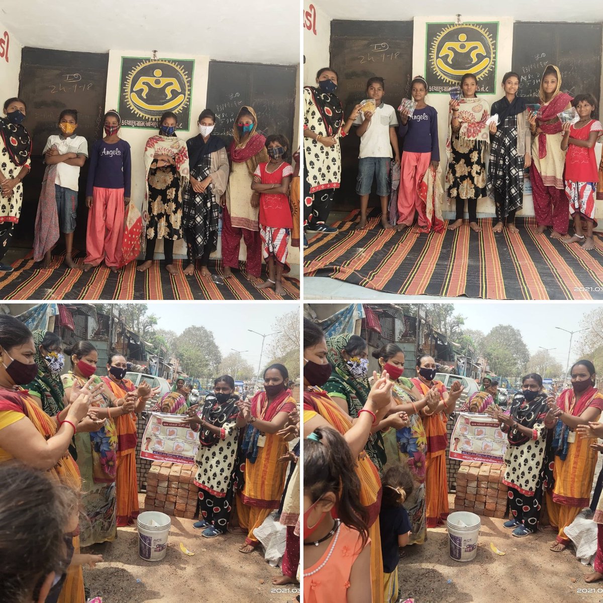 Rekha9723's tweet photo. આજ રોજ શાહપુર વોર્ડ ના બાલાપીર ટેકરા ની મહિલાઓને હેન્ડવોશ પદ્ધતિસર શીખવવામાં આવ્યું.તેમજ
કિશોરીઓને માસ્ક અને પૂર્ણાંશક્તિ ના પેકેટ 
સગર્ભામાતા ને ગોળ અને મગ આપી સુપોષણ સંવાદ કરવામાં આવ્યો.

#amc 
#ahmedabad
#bjp4gujarat 
#publicservant 
#municipalcouncillor 
#gujaratgovernment https://t.co/ksmxFzvM5t