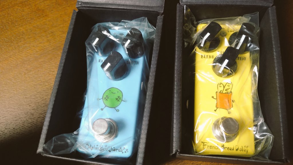 tomotivity's tweet photo. かわいいパンふたつきた
鳴らすの楽しみね
#EffectsBAKERY
#MelonPanChorus
#FrenchBreadDelay https://t.co/8wlLP1YyFd
