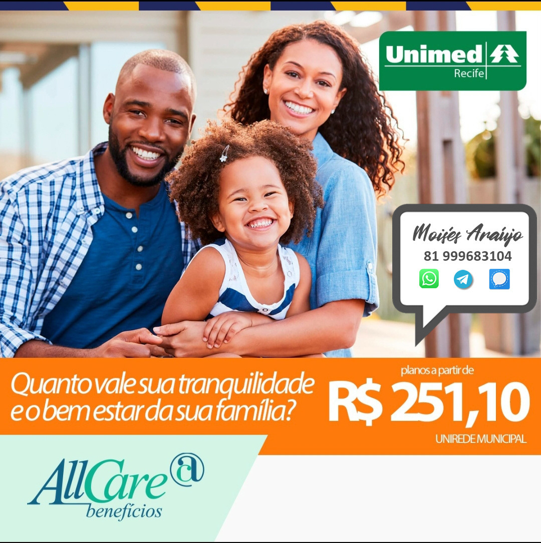 moisesjjunior's tweet photo. Contrate seu plano Unimed Recife no conforto do seu lar, planos a partir de R$ 251,10 (0 a 18 anos), ligue agora mesmo ou fale conosco através do Whatsapp 81 999683104 (https://t.co/zIxXb5Iuwr) #planodesaude #unimedrecife https://t.co/dKmntKbtxS