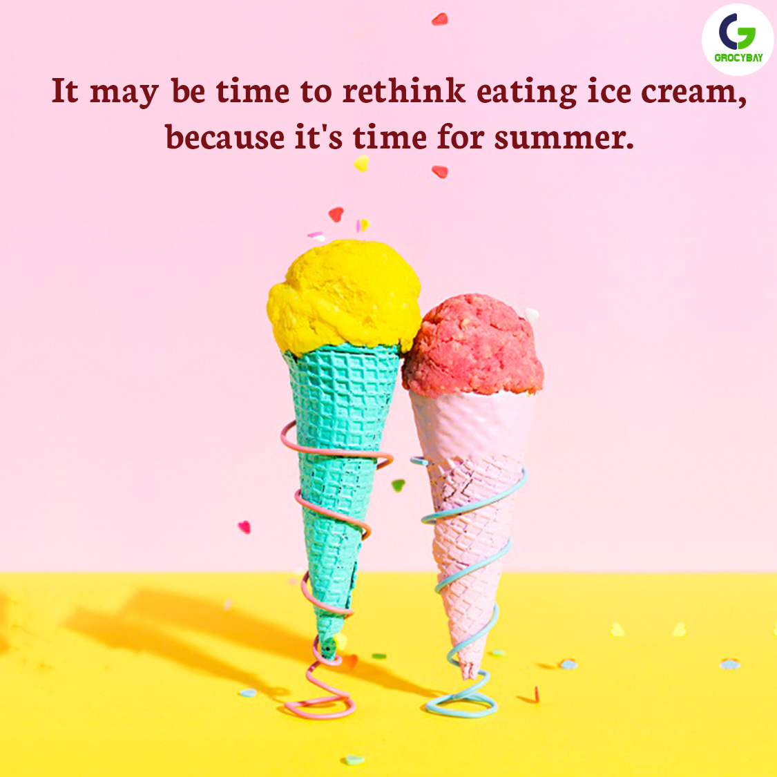 grocybay's tweet photo. Summer is a season, where eating ice cream is a reason.
https://t.co/7Pb8N7i13T

#grocybay #grocybayproducts #grocybayapp #summervibes  #icecream #enjoysummer #pune https://t.co/HMgDCAyz2e