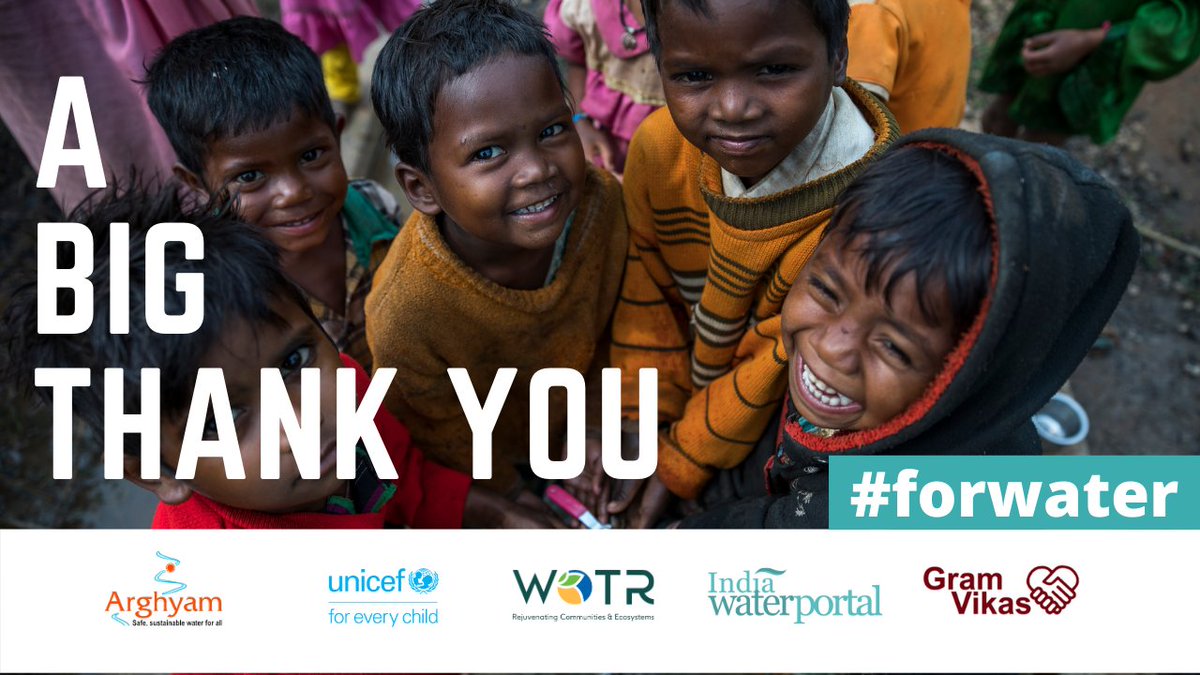 indiawater's tweet photo. A big thank you to @UNICEFwater @AtalJal @MoJSDoWRRDGR @GramVikasIN and @WOTRIndia. 

It was a pleasure discussing and learning about your experiences of addressing water security in India. It was a pleasure hosting @arghyamindia. 

We should continue this conversation. https://t.co/nzzmfa0Ydh