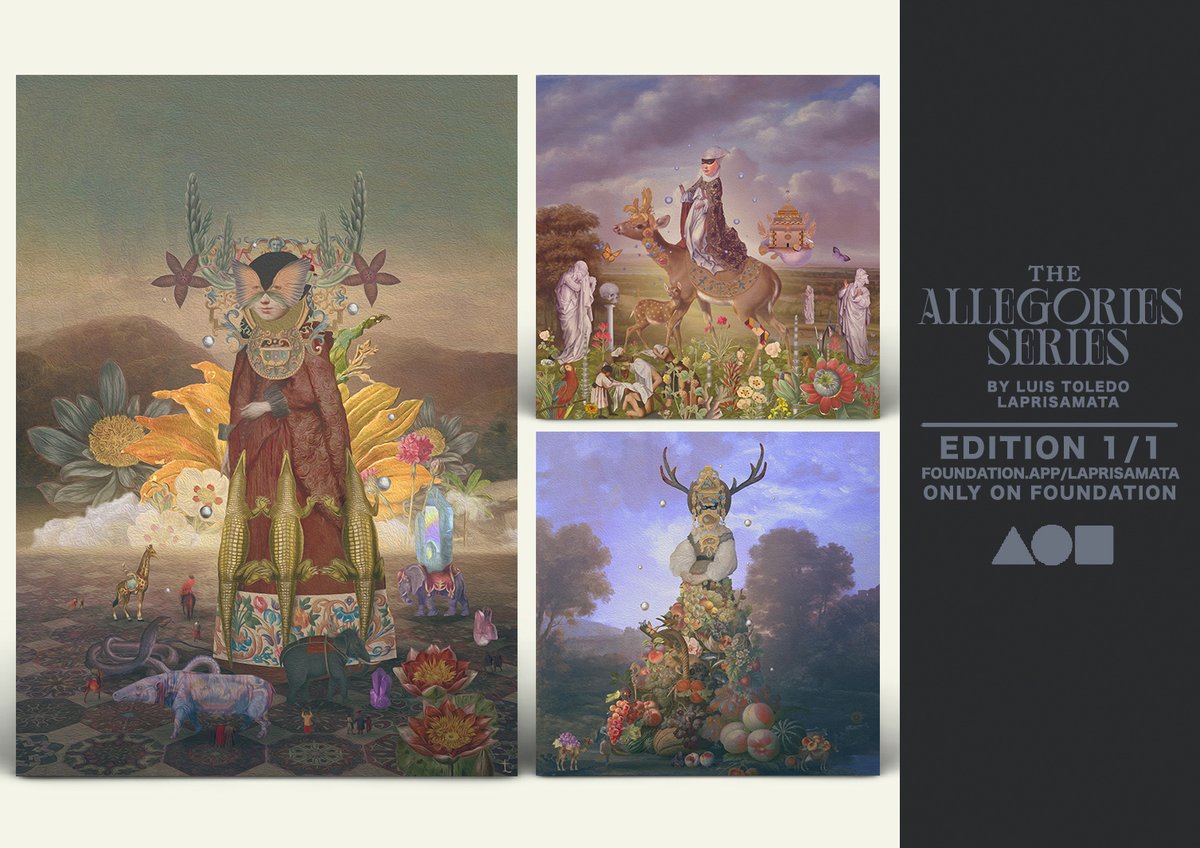 Laprisamata1's tweet photo. The Allegories Series @withFND 
https://t.co/Etn7jD08ja

#NFT #nftcollector #NFTCommunity #foundationapp https://t.co/j9mMZIbwxu