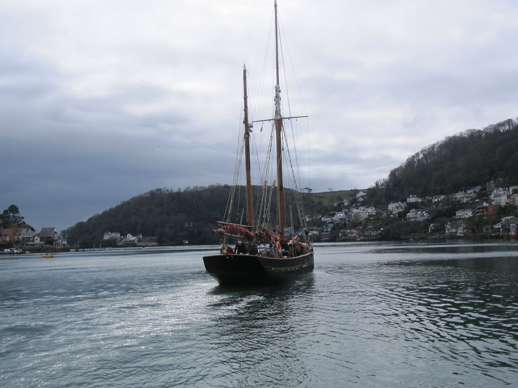 Heritage sailing trawler Pilgrim of Brixham BM45