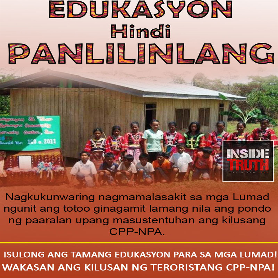 RizalPmfc's tweet photo. #NoToCPPNPANDF
#NoToTerrorists https://t.co/BnF6gUm3rt