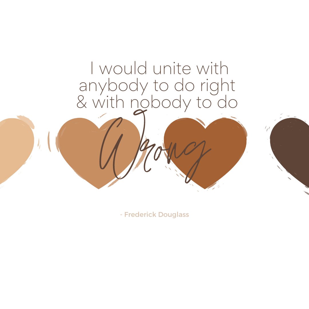 TimothyPlan's tweet photo. "I would unite with anybody to do right and with nobody to do wrong." -Frederick Douglass #abolishionist #humanrights #blackhistory #freedom #unity #americathebeautiful #timothyplan #dailyinspiration #wisdom https://t.co/HimxV0sIAi