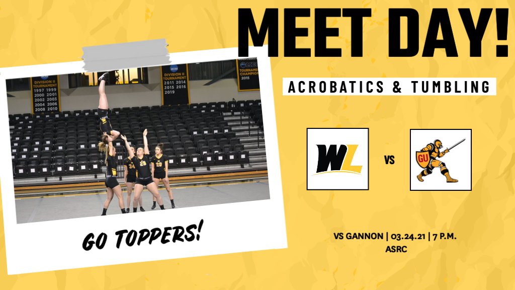 WLathletics's tweet photo. MEET DAY!

WLU A&amp;T has an exciting match up tonight against No. 5 Gannon! First heat begins at 7 p.m. #GoWLU https://t.co/PhorFfx6K8